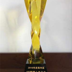 湖州意大利贵宾会 吴兴区6S管理十佳企业